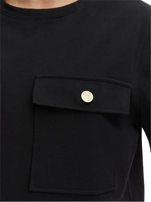 T-shirt con taschino e bottone dorato Tommy Hilfiger | WW0WW49249BDS